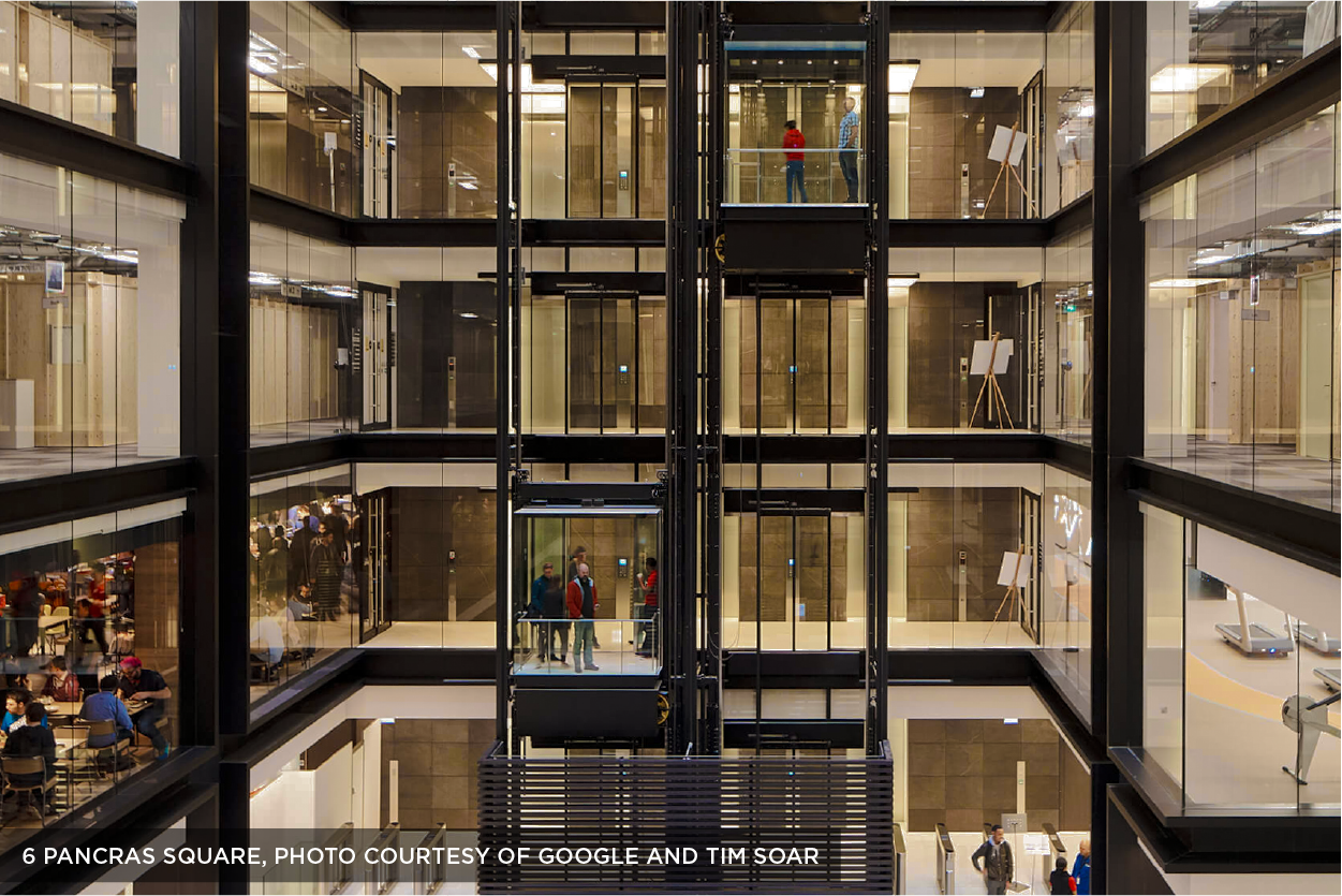 6 Pancras Square, Photo Courtesy of Google and Tim Soar
